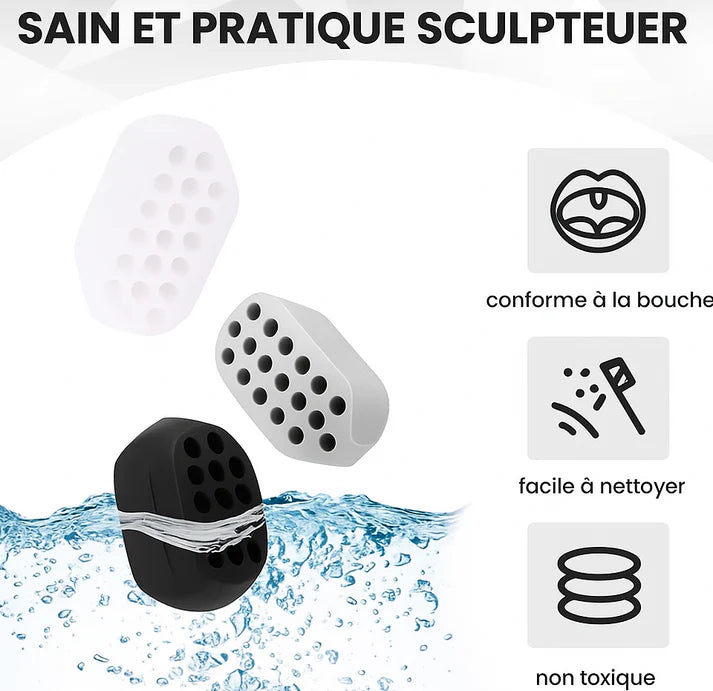BeautyGum™ – Jaw Trainer (Pack 6) + Gua Sha